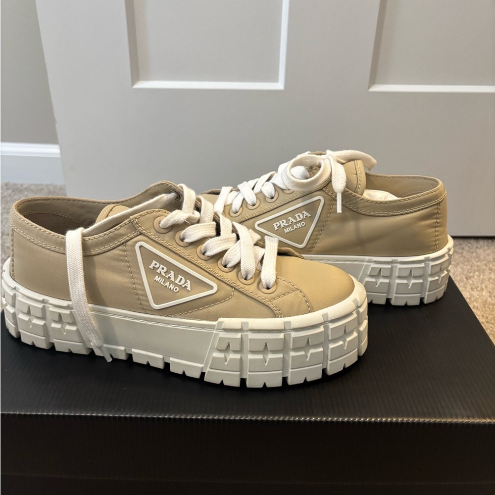Prada Double Wheel Sneakers